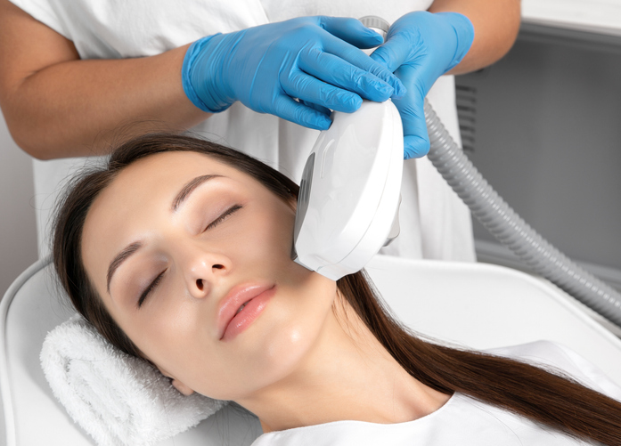 IPL skin Port St Lucie treatments reducing sun damage, redness, and uneven skin tone.