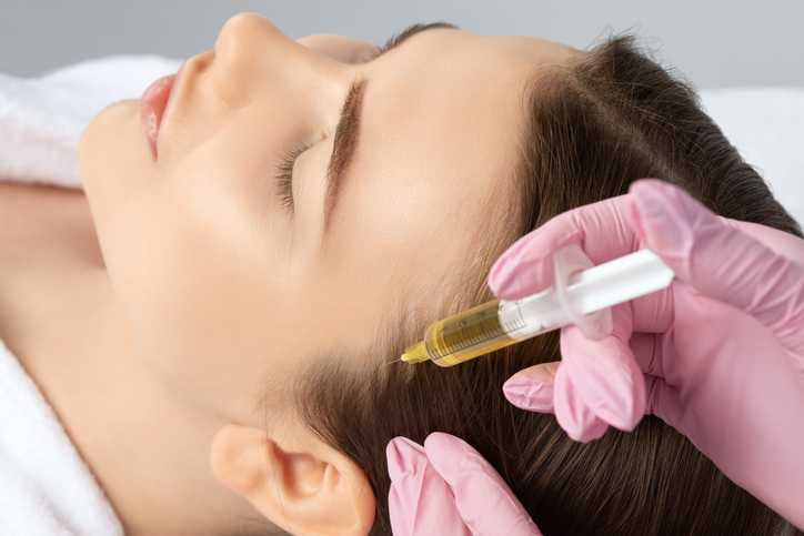 PRP hair restoration Stuart promoting natural hair growth using regenerative treatments.